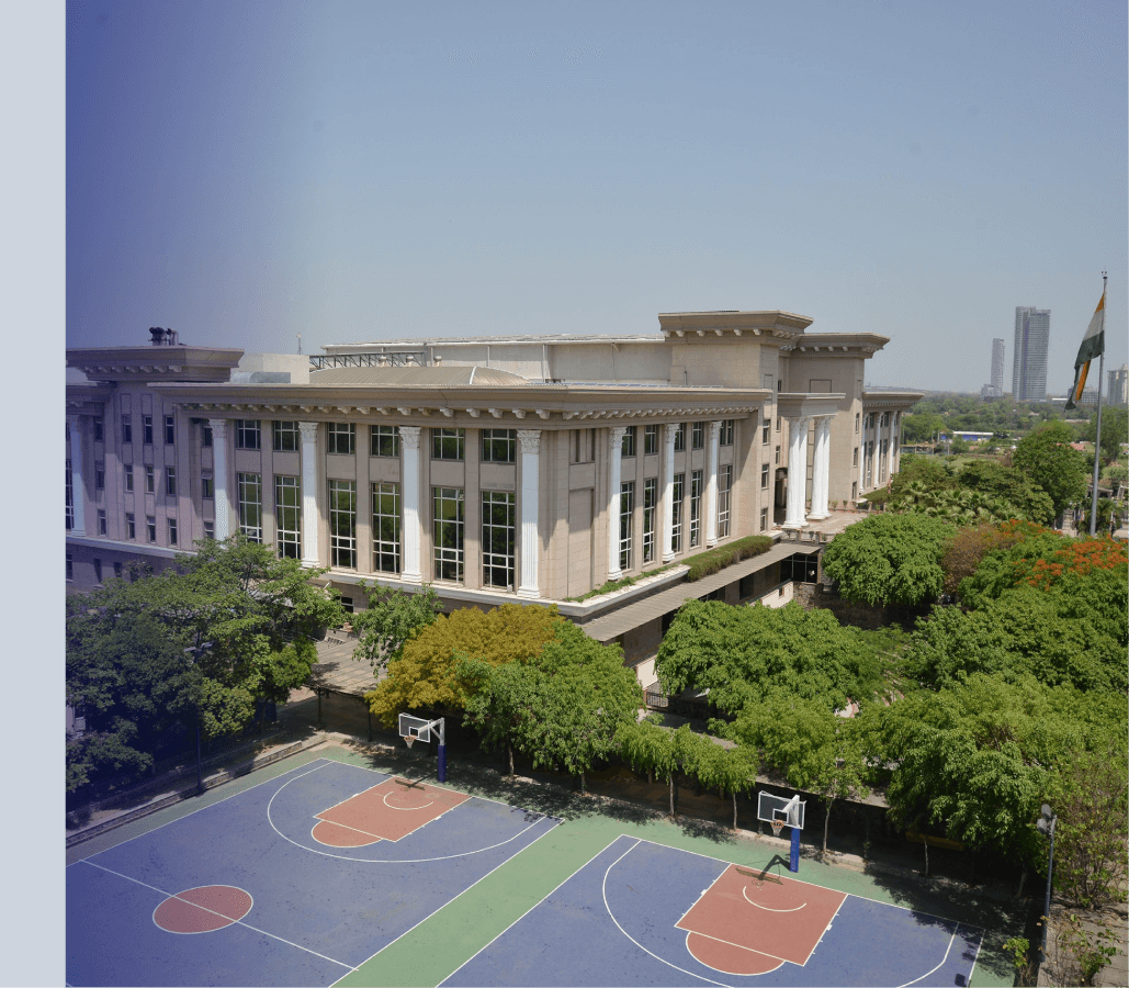 PSG Clifton campus building and basketball courts